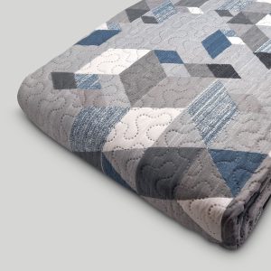 Sobre cama estampado Cubes