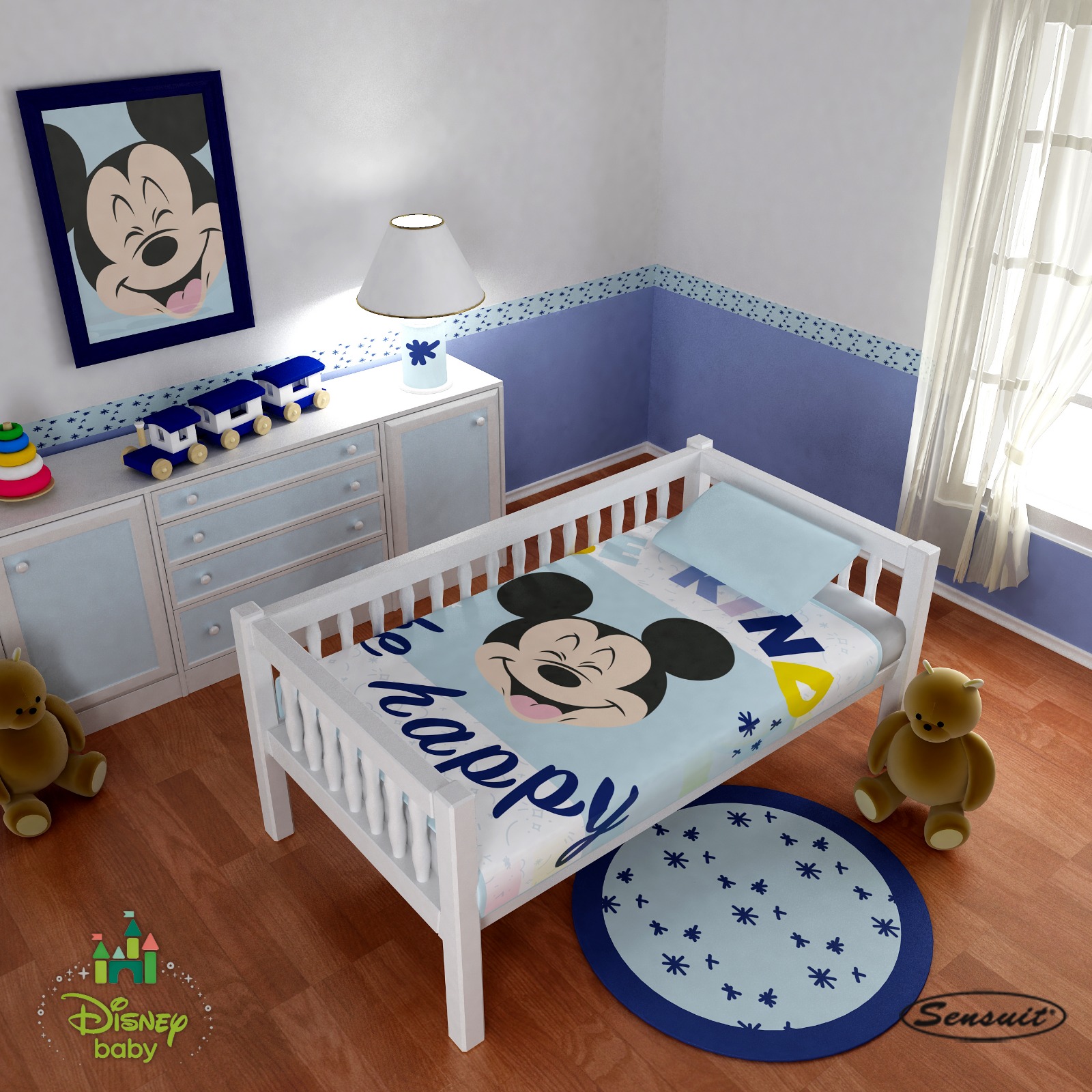 Cobija Bebe Mickey Be Kind