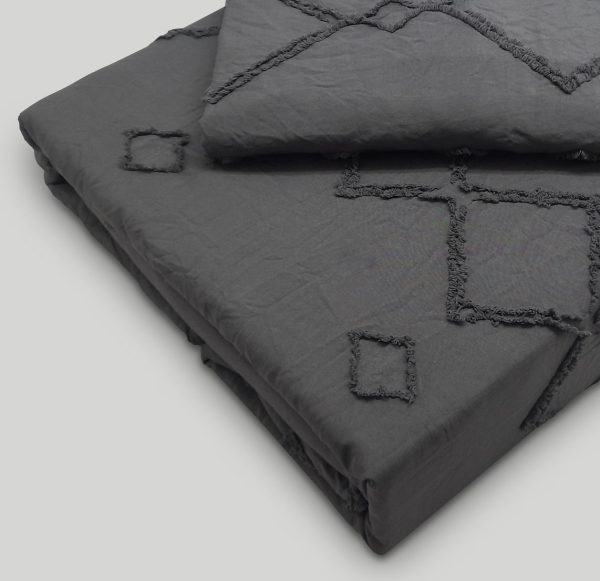 Duvet Jacquard Elegant Gris
