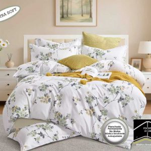 Sábana Estampada Supersoft Fresh Spring Blossom🏵️Nueva Colección