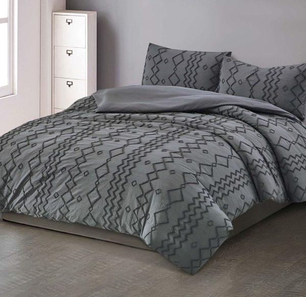 Duvet Jacquard Elegant Gris - Imagen 2
