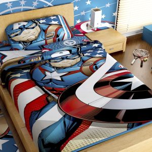Sábana Niño Capitan America