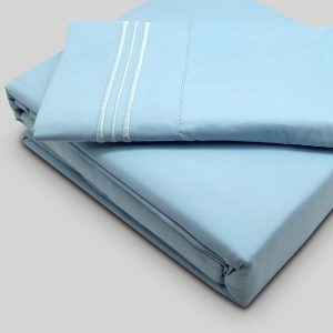 Sábana Natural Azul Claro