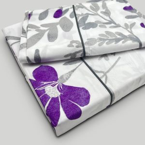 Sábana Estampada Supersoft Violeta
