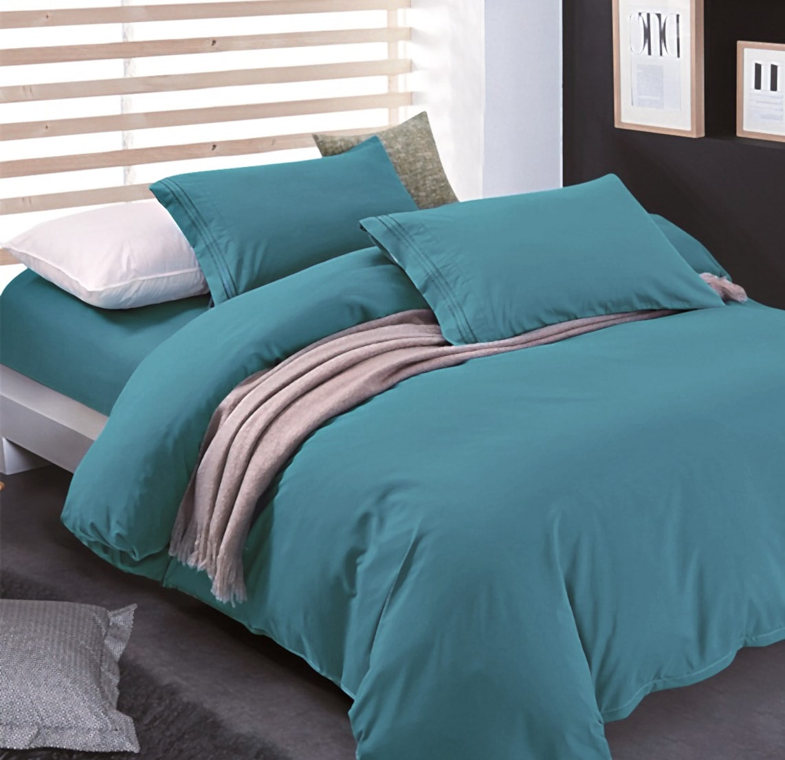 Sábana Natural Aguamarina - Imagen 2